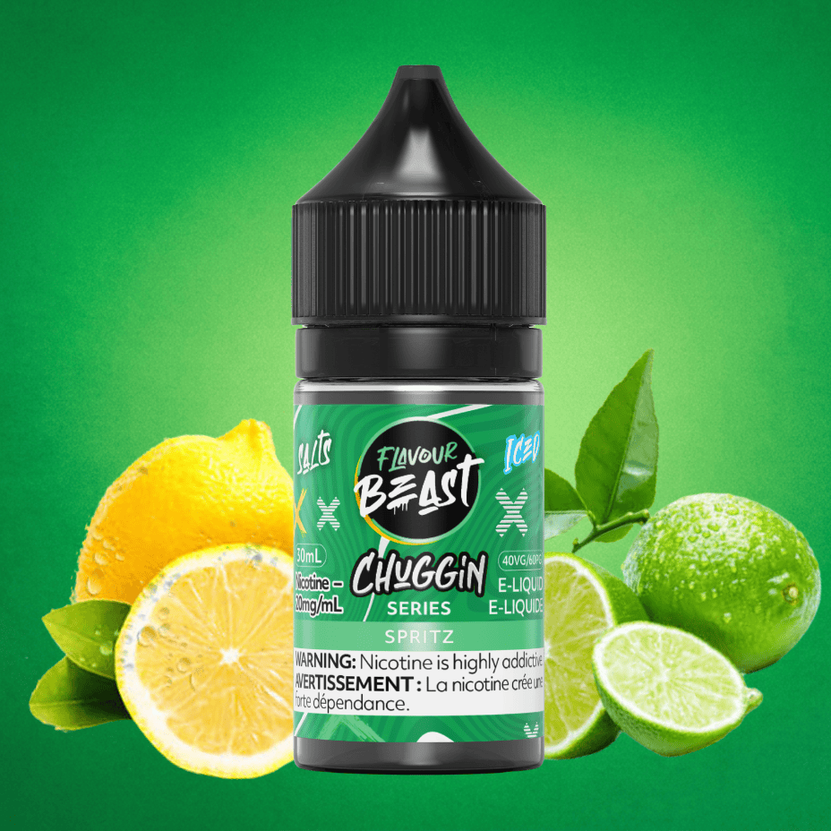 Flavour Beast Chuggin' Salt-Spritz 30ml / 20mg Okotoks Vape SuperStore Okotoks Alberta