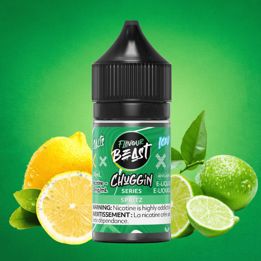 Flavour Beast Chuggin' Salt-Spritz 30ml / 20mg Okotoks Vape SuperStore Okotoks Alberta