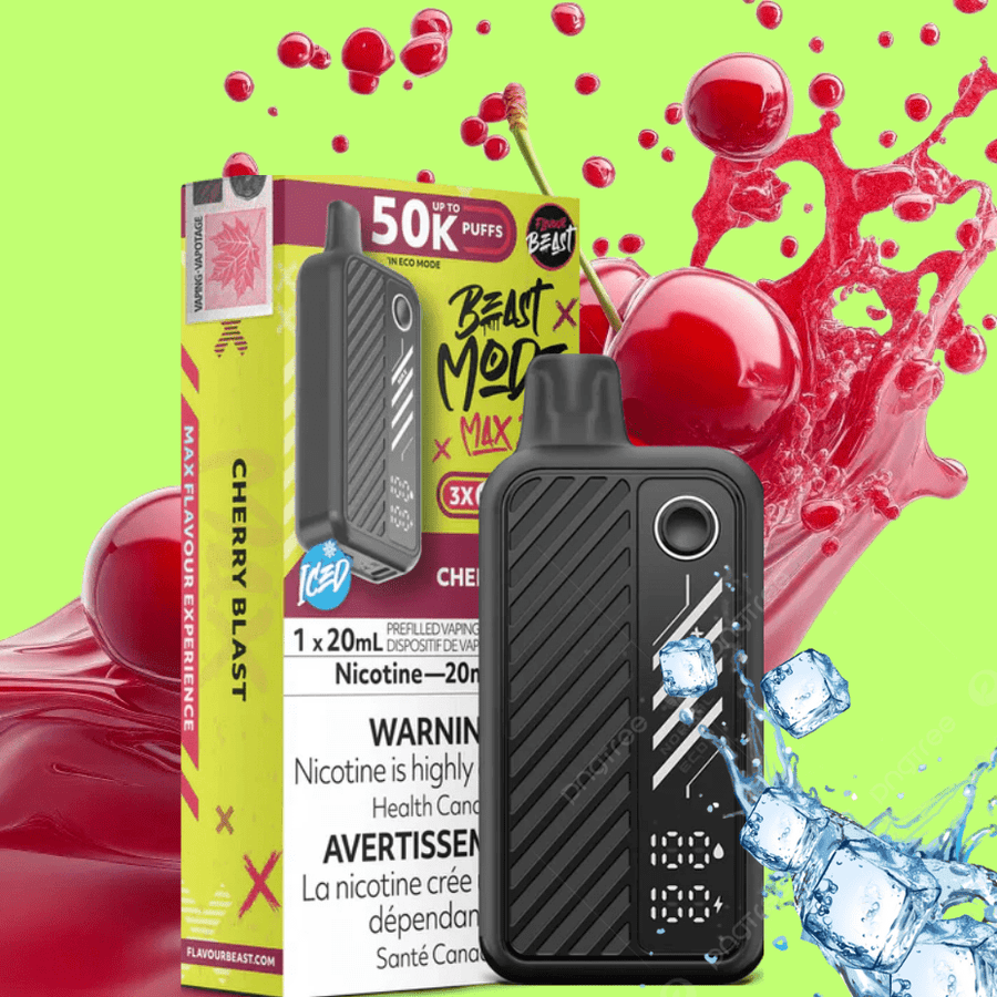 Flavour Beast Max 2 Disposable Vape-Cherry Blast Okotoks Vape SuperStore Okotoks Alberta