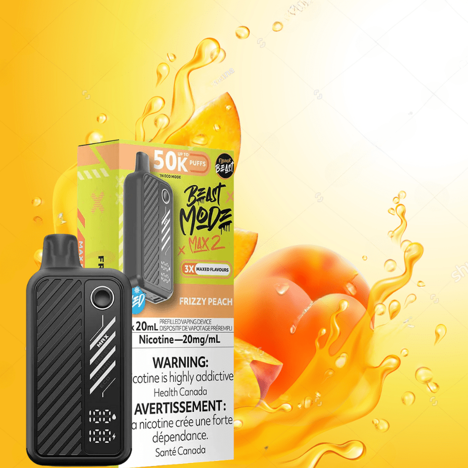 Flavour Beast Max 2 Disposable Vape-Fizzy Peach Okotoks Vape SuperStore Okotoks Alberta