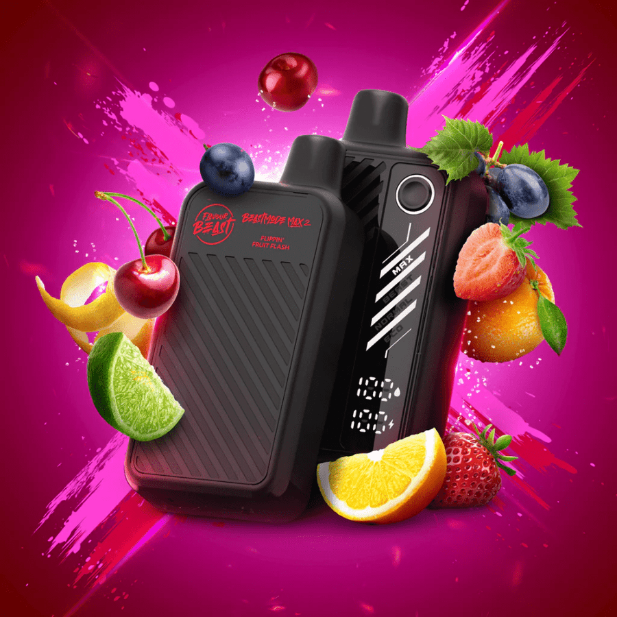 Flavour Beast Max 2 Disposable Vape-Flippin' Fruit Flash Okotoks Vape SuperStore Okotoks Alberta