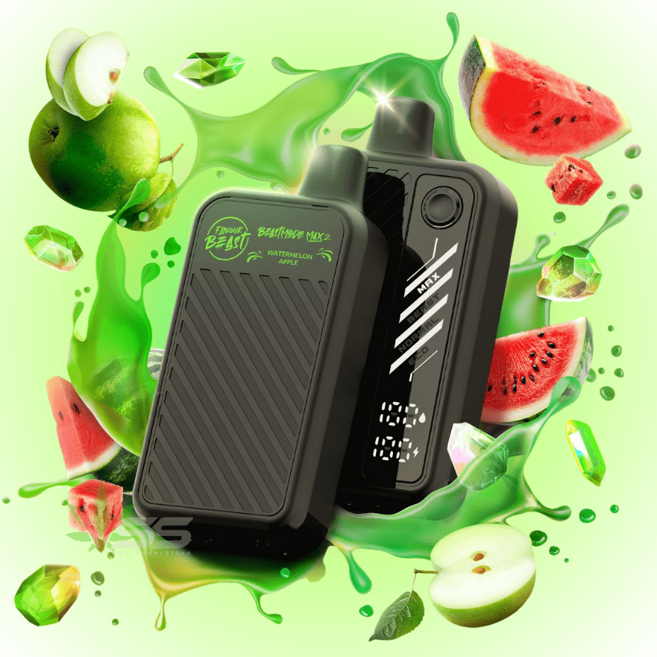 Flavour Beast Max 2 Disposable Vape-Gushin Watermelon Apple 20mg / 50000 Puffs Okotoks Vape SuperStore Okotoks Alberta