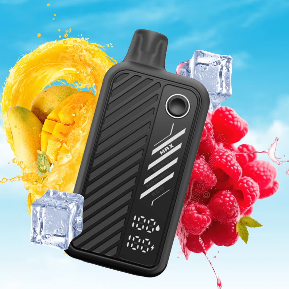 Flavour Beast Max 2 Disposable Vape-Ragin' Razz Mango ICED 20mg / 50000 Puffs Okotoks Vape SuperStore Okotoks Alberta