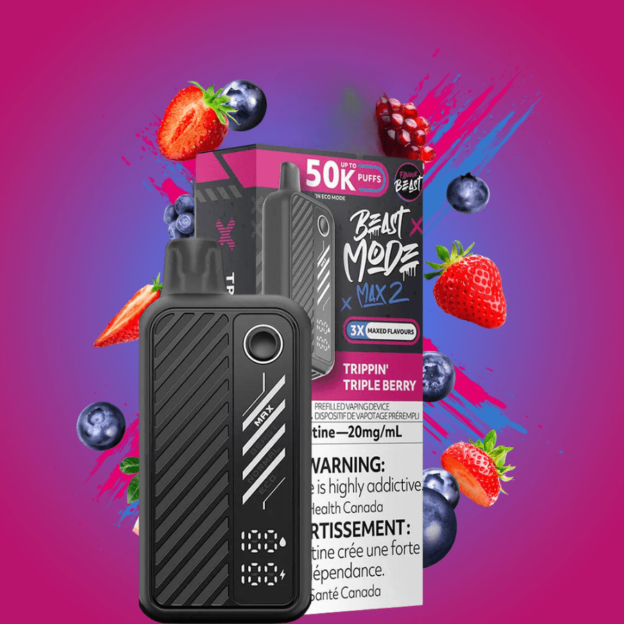 Flavour Beast Max 2 Disposable Vape-Trippin Triple Berry Okotoks Vape SuperStore Okotoks Alberta