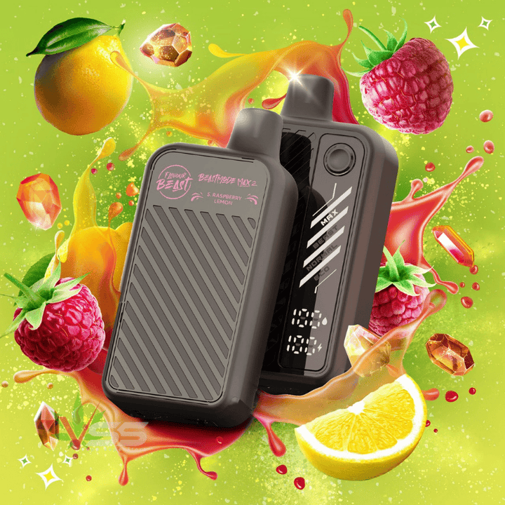 Flavour Beast Mode Max 2 50k Disposable Vape Gushin S. Raspberry Lemon Okotoks Vape SuperStore Okotoks Alberta