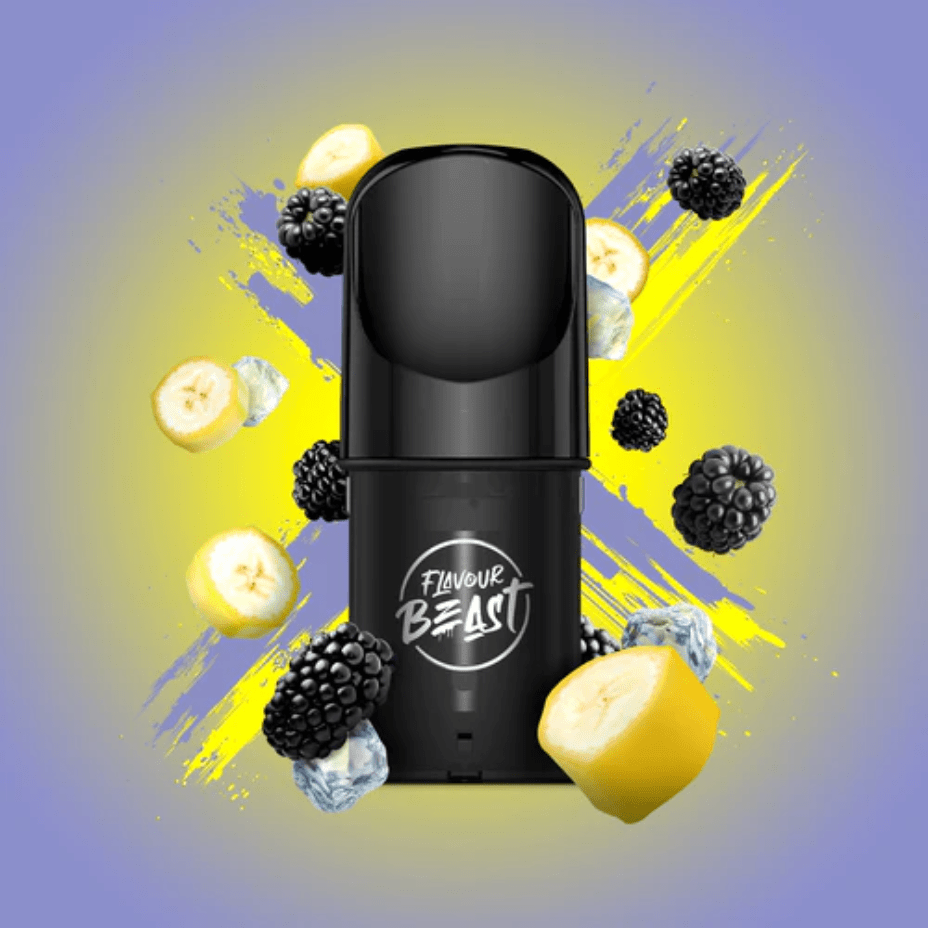 Flavour Beast Pods Blazin Banana Blackberry (S-Compatible) 20mg Okotoks Vape SuperStore Okotoks Alberta