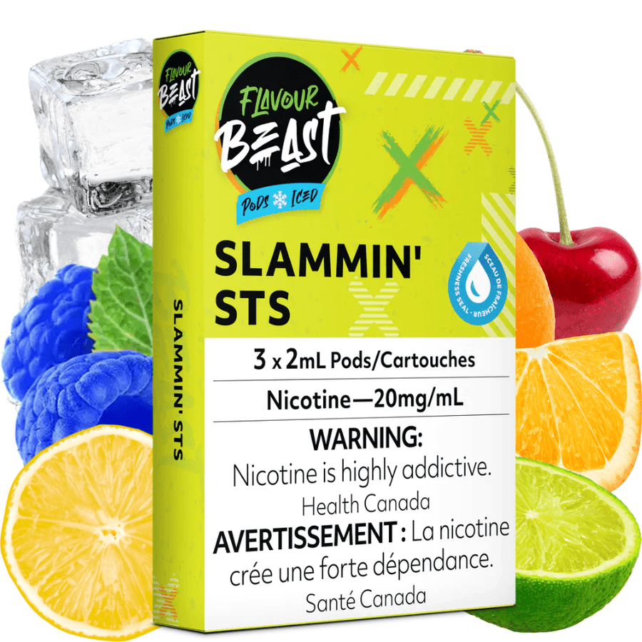 Flavour Beast Pods Slammin' STS (S-Compatible) 20mg Okotoks Vape SuperStore Okotoks Alberta