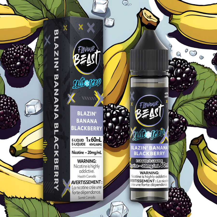 Flavour Beast Salt-Blazzin Banana Blackberry-60ml 60mL / 20mg Okotoks Vape SuperStore Okotoks Alberta