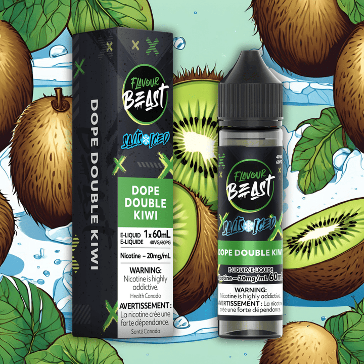 Flavour Beast Salt-Dope Double Kiwi-60ml 60mL / 20mg Okotoks Vape SuperStore Okotoks Alberta