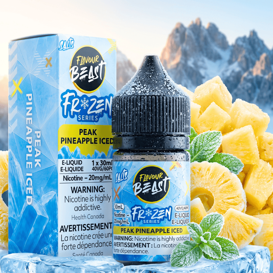 Flavour Beast Salt Frozen-Peak Pineapple Iced Okotoks Vape SuperStore Okotoks Alberta