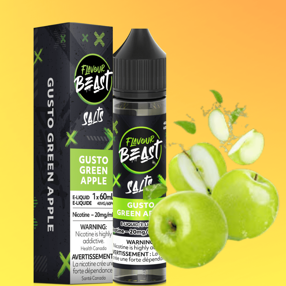 Flavour Beast Salt-Gusto Green Apple-60ml 60ml / 20mg Okotoks Vape SuperStore Okotoks Alberta