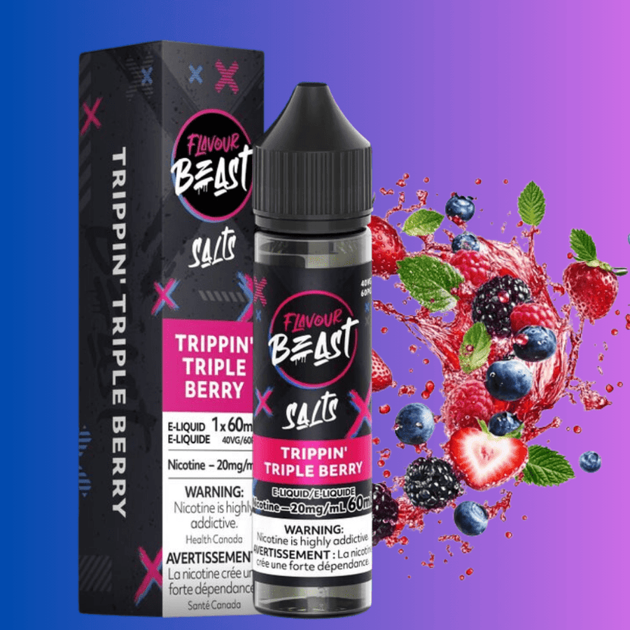 Flavour Beast Salt-Trippin' Triple Berry-60ml 60ml / 20mg Okotoks Vape SuperStore Okotoks Alberta