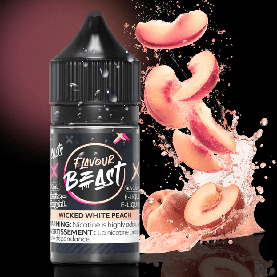 Flavour Beast Salt - White Peach 30ml / 20mg Okotoks Vape SuperStore Okotoks Alberta