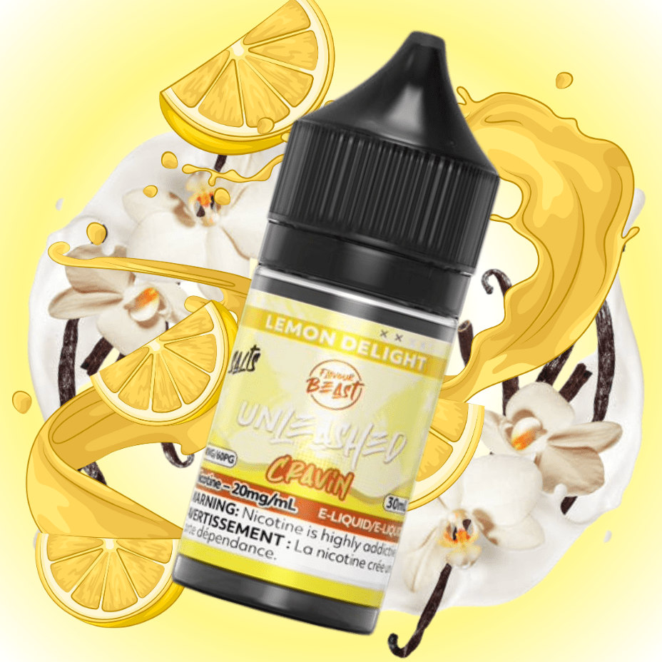 Flavour Beast Unleashed Cravin Salts-Lemon Delight 30ml / 20mg Okotoks Vape SuperStore Okotoks Alberta