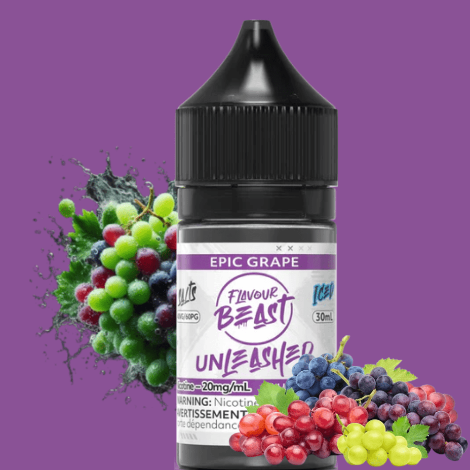 Flavour Beast Unleashed Salt-Epic Grape 30ml / 20mg Okotoks Vape SuperStore Okotoks Alberta