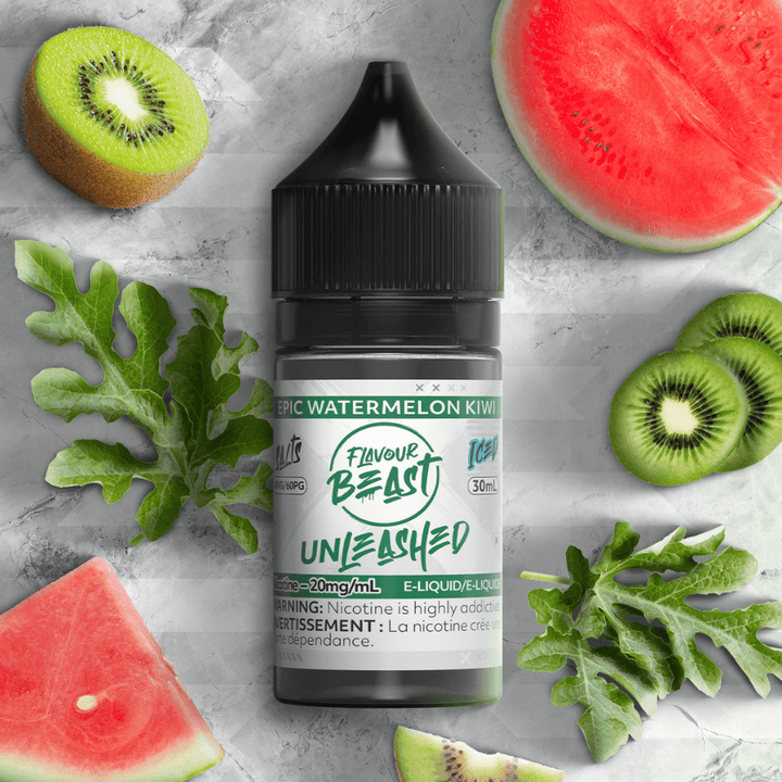 Flavour Beast Unleashed Salts-Epic Watermelon Kiwi 30ml / 20mg Okotoks Vape SuperStore Okotoks Alberta