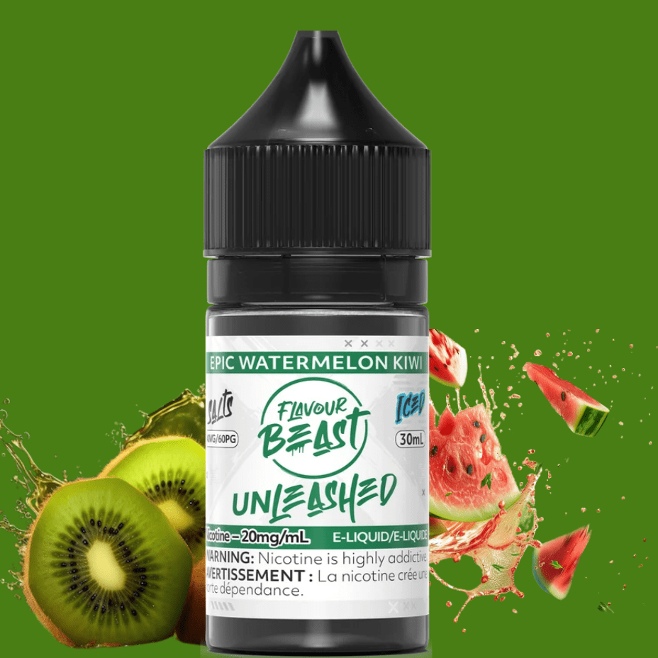 Flavour Beast Unleashed Salts-Epic Watermelon Kiwi 30ml / 20mg Okotoks Vape SuperStore Okotoks Alberta