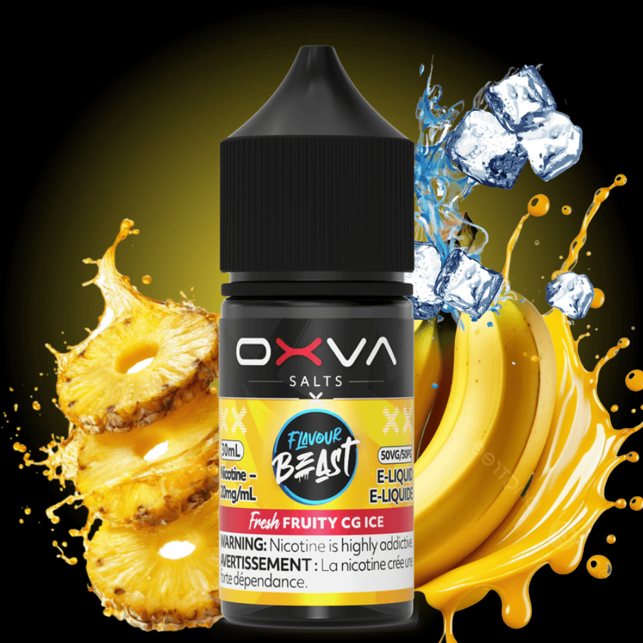Flavour Beast x OXVA E-Liquid - Fresh Fruity CG Ice Salt Okotoks Vape SuperStore Okotoks Alberta