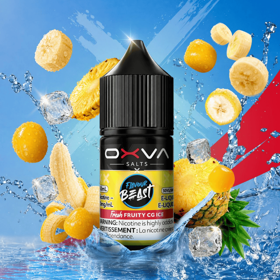 Flavour Beast x OXVA E-Liquid - Fresh Fruity CG Ice Salt Okotoks Vape SuperStore Okotoks Alberta