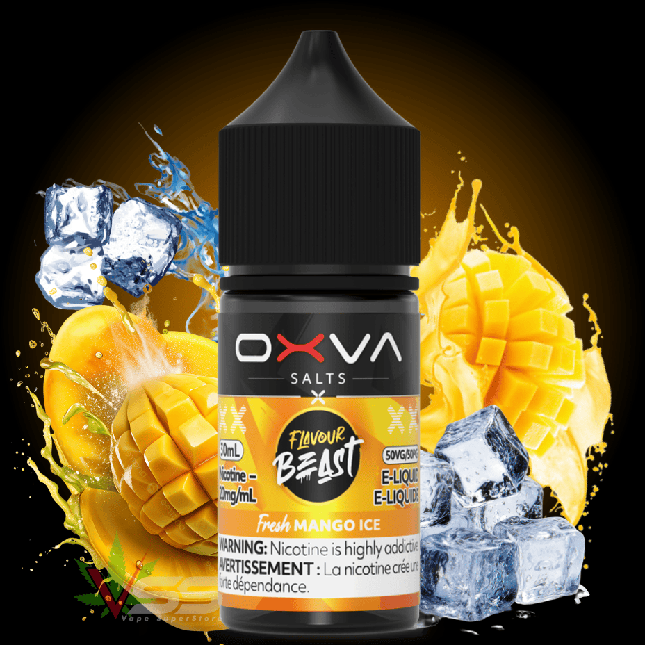 Flavour Beast x OXVA E-Liquid - Fresh Mango Ice Salt Okotoks Vape SuperStore Okotoks Alberta