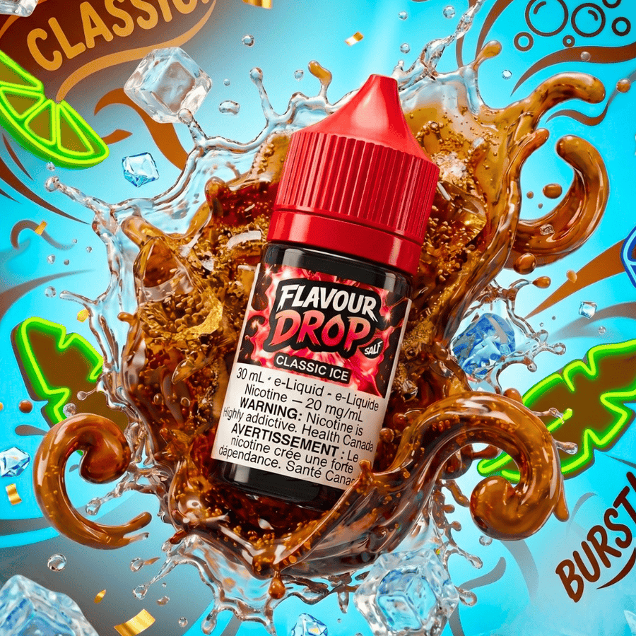 Flavour Drop Salts - Classic Ice 30mL / 20mg Okotoks Vape SuperStore Okotoks Alberta