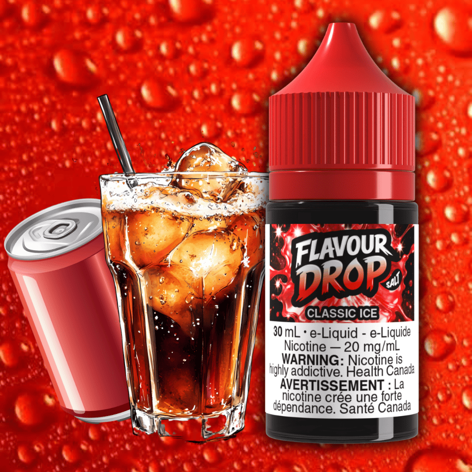 Flavour Drop Salts - Classic Ice 30mL / 20mg Okotoks Vape SuperStore Okotoks Alberta