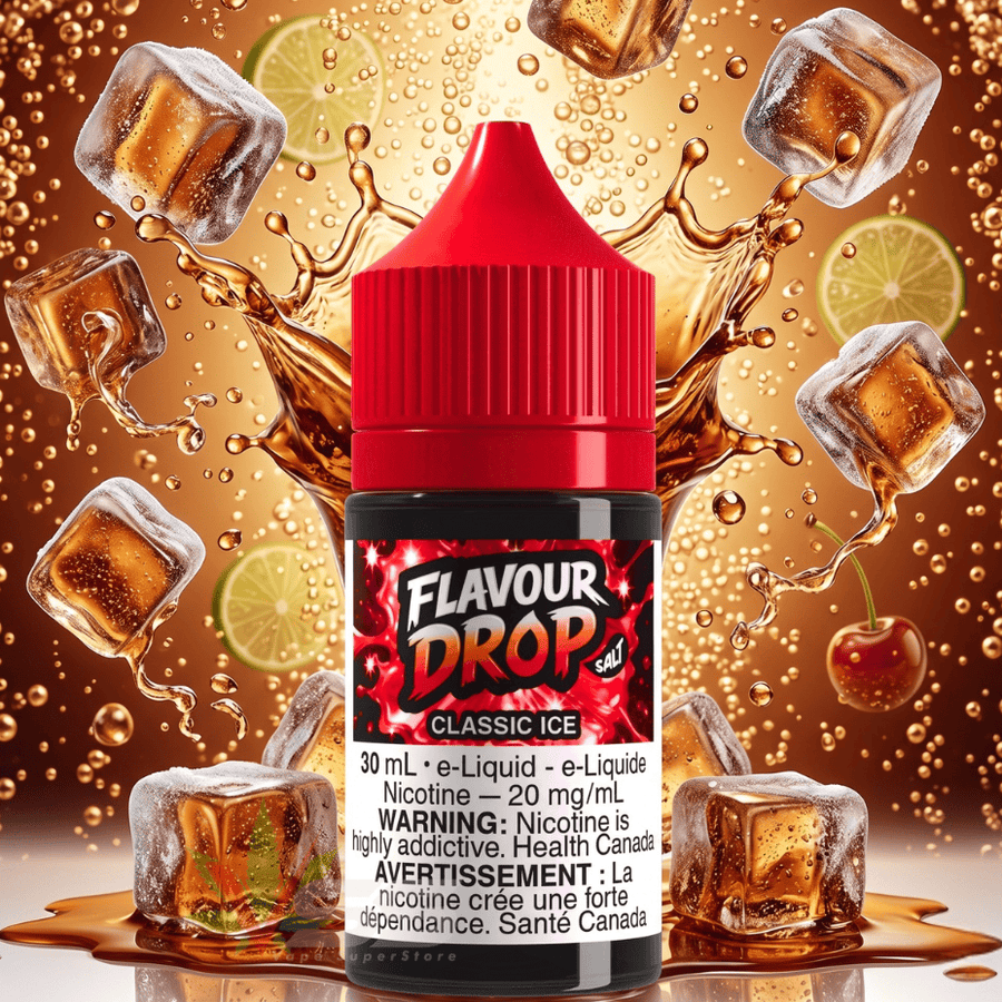 Flavour Drop Salts - Classic Ice 30mL / 20mg Okotoks Vape SuperStore Okotoks Alberta