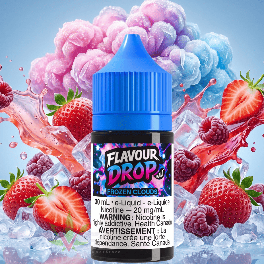 Flavour Drop Salts - Frozen Clouds 30mL / 20mg Okotoks Vape SuperStore Okotoks Alberta