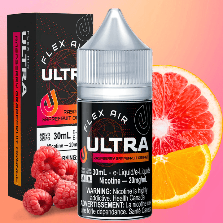 Flex Air Ultra Salt-Raspberry Grapefruit Orange Okotoks Vape SuperStore Okotoks Alberta