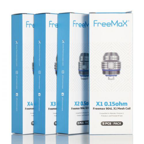 Freemax 904L X Fireluke Mesh Replacement Coils 5/pkg / X1 Single Mesh-0.15 ohm Okotoks Vape SuperStore Okotoks Alberta