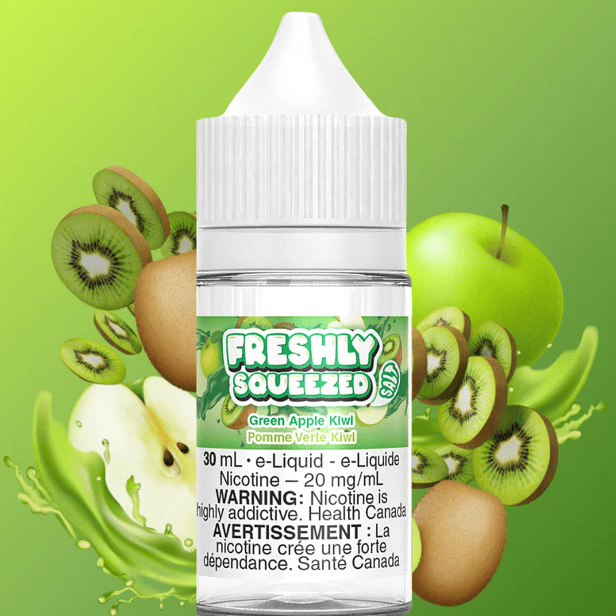 Freshly Squeezed Salt - Green Apple Kiwi 30ml 30ml / 12mg Okotoks Vape SuperStore Okotoks Alberta