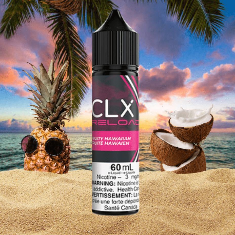 Fruity Hawaiian by CLX E-Liquid 60mL / 3mg Okotoks Vape SuperStore Okotoks Alberta