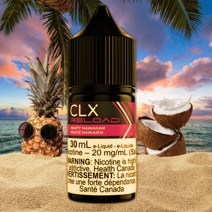 Fruity Hawaiian Salt by CLX Reload E-Liquid 30mL / 10mg Okotoks Vape SuperStore Okotoks Alberta