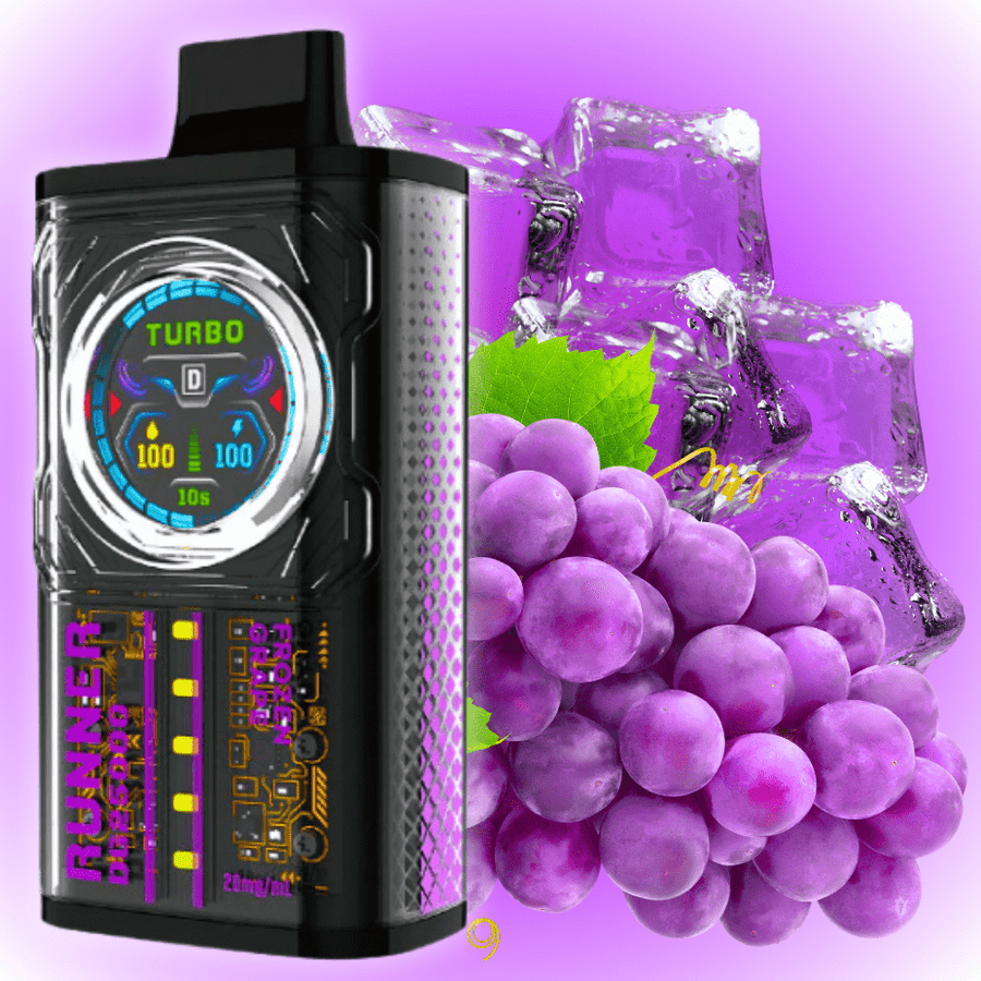 GCORE Runner 25K Disposable Vape - Frozen Grape 20mg / 25000 Puffs Okotoks Vape SuperStore Okotoks Alberta