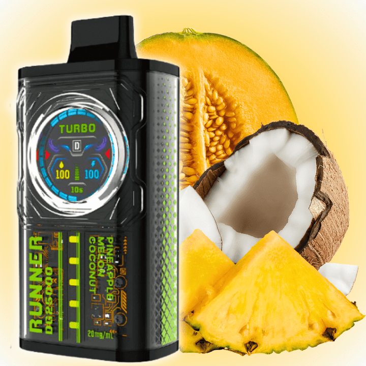 GCORE Runner 25K Disposable Vape - Pineapple Melon Coconut 20mg / 25000 Puffs Okotoks Vape SuperStore Okotoks Alberta