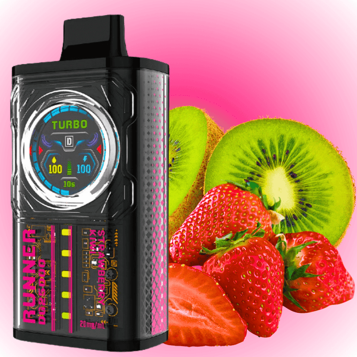 GCORE Runner 25K Disposable Vape - Strawberry Kiwi 20mg / 25000 Puffs Okotoks Vape SuperStore Okotoks Alberta