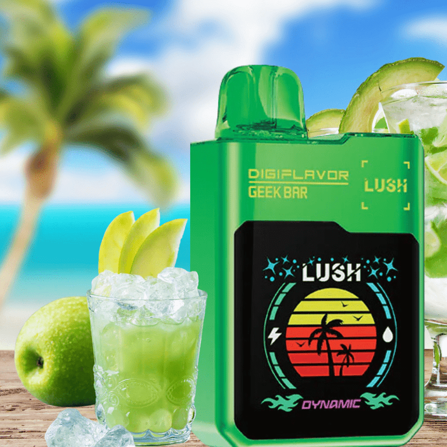 Geek Bar Digiflavor Lush 20k Disposable Vape-Green Apple Ice Okotoks Vape SuperStore Okotoks Alberta