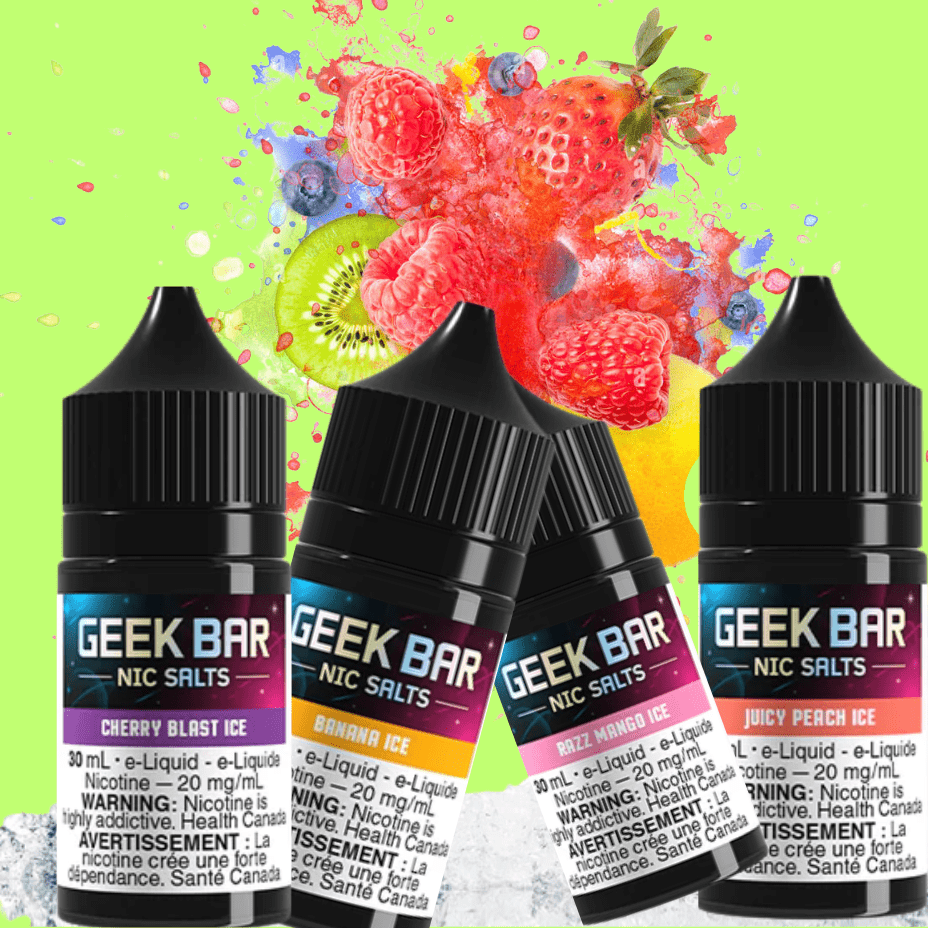 Geek Bar Nic Salts-Cherry Blast Ice Okotoks Vape SuperStore Okotoks Alberta