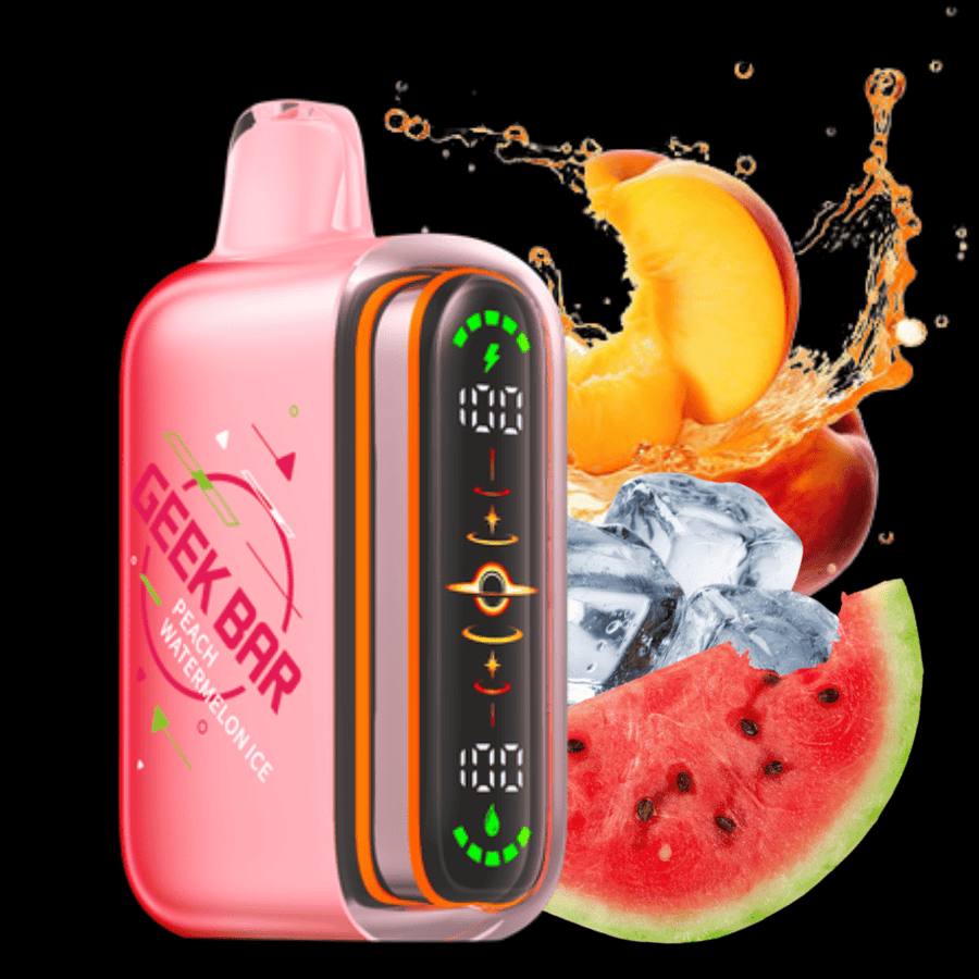 Geek Bar Pulse 2 80K Disposable Vape - Peach Watermelon Ice 80000 Puffs / 20mg Okotoks Vape SuperStore Okotoks Alberta