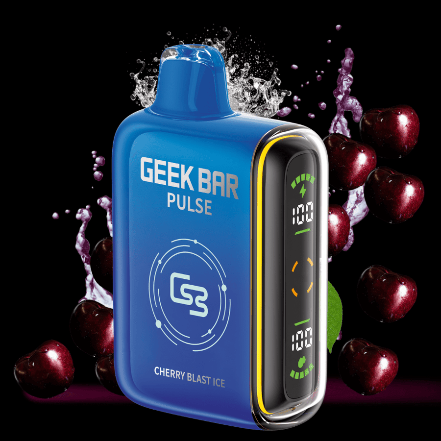 Geek Bar Pulse 9000 Disposable Vape - Cherry Blast Ice 9000 Puffs / 20mg Okotoks Vape SuperStore Okotoks Alberta