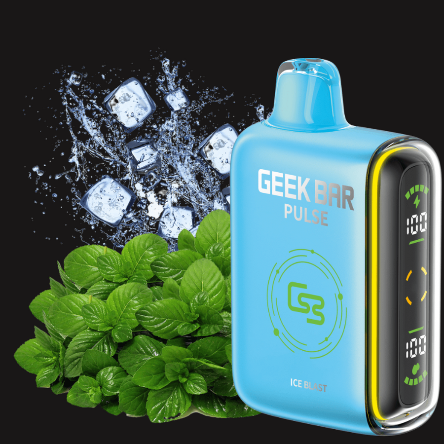 Geek Bar Pulse 9000 Disposable Vape-Ice Blast 20mg / 9000 Puffs Okotoks Vape SuperStore Okotoks Alberta