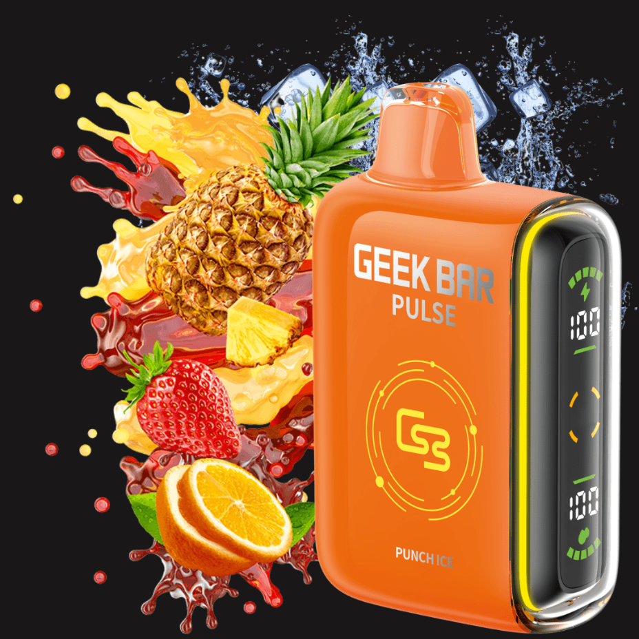 Geek Bar Pulse 9000 Disposable Vape-Punch Ice 20mg / 9000 Puffs Okotoks Vape SuperStore Okotoks Alberta