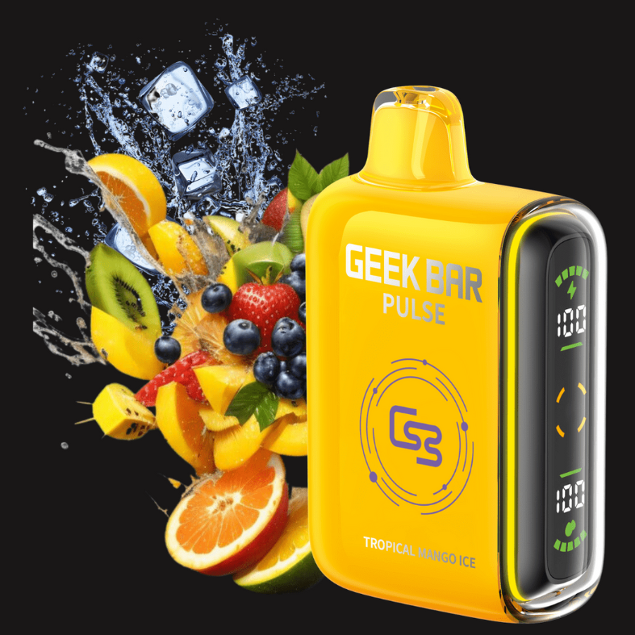 Geek Bar Pulse 9000 Disposable Vape-Tropical Mango Ice 20mg / 9000 Puffs Okotoks Vape SuperStore Okotoks Alberta