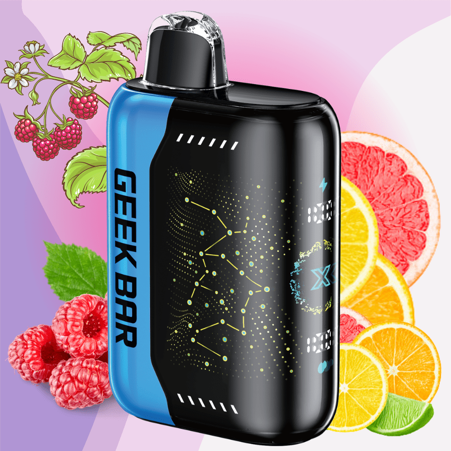 Geek Bar Pulse X 25K Disposable Vape - Raspberry Citrus Ice 25000 Puffs / 20mg Okotoks Vape SuperStore Okotoks Alberta