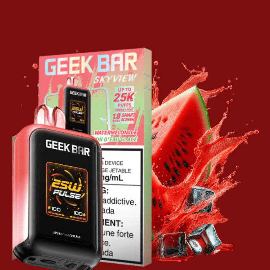 Geek Bar Skyview 25K Disposable Vape-Watermelon Ice Okotoks Vape SuperStore Okotoks Alberta