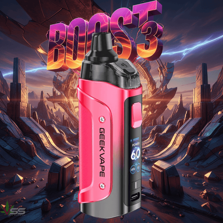 Geekvape Aegis Boost 3 Pod Kit-3000mAh Red Okotoks Vape SuperStore Okotoks Alberta