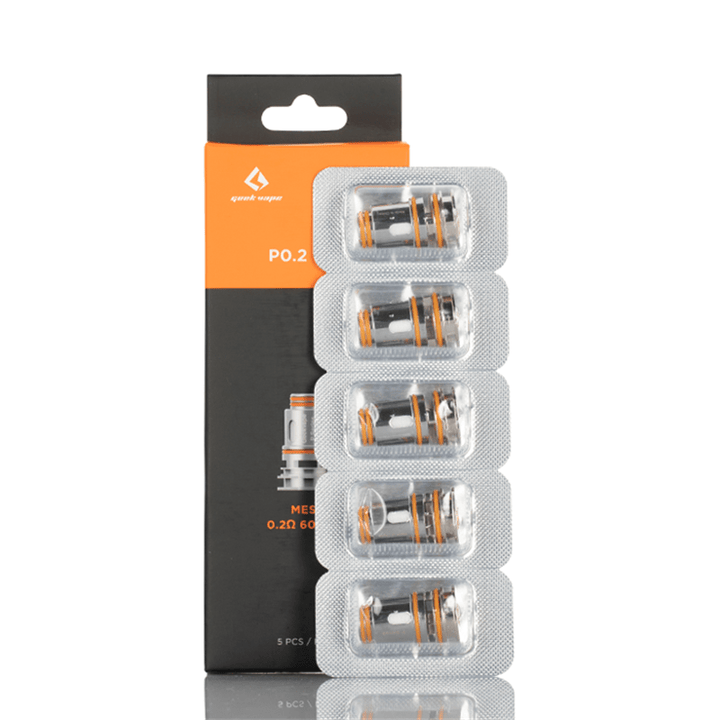 Geekvape P Series Coils - 5pck 0.2ohm Mesh Okotoks Vape SuperStore Okotoks Alberta