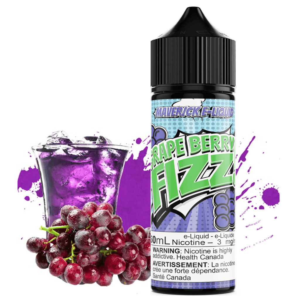 Grape Berry Fizz by Maverick E-Liquid 60ml / 3mg Okotoks Vape SuperStore Okotoks Alberta