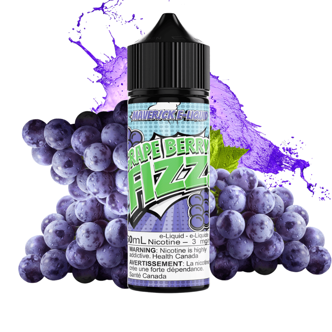 Grape Berry Fizz by Maverick E-Liquid Okotoks Vape SuperStore Okotoks Alberta