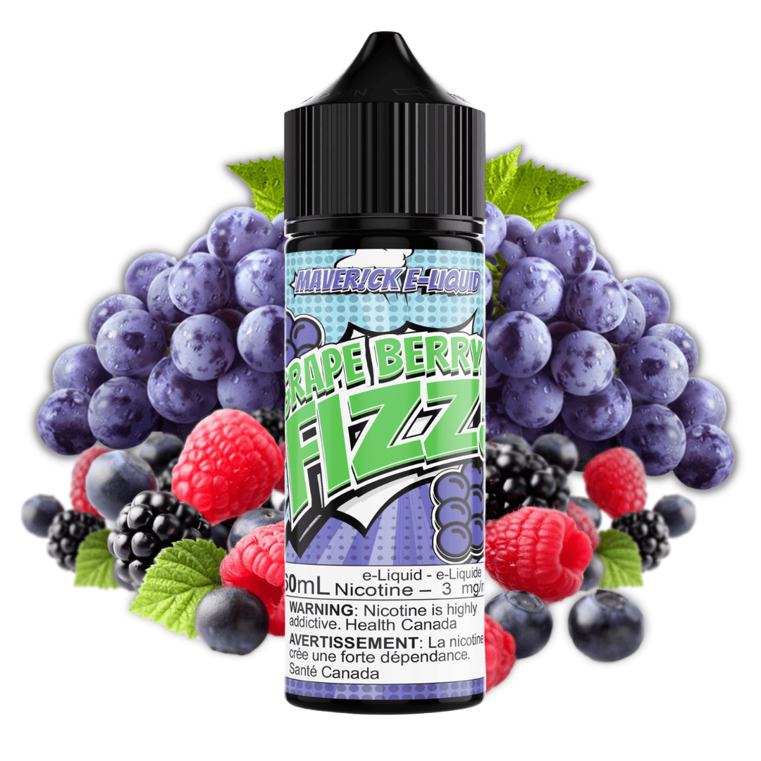 Grape Berry Fizz by Maverick E-Liquid Okotoks Vape SuperStore Okotoks Alberta